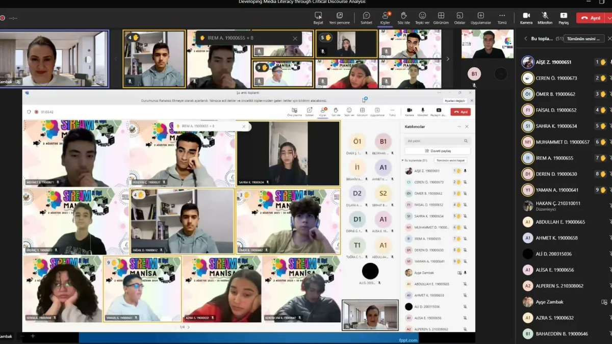 STREAMItUp1's tweet photo. 🎉 STREAM It Up!-3 projesinde "Developing Media Literacy through Critical Discourse Analysis" dersi Dr. Ayşe ZAMBAK'ın anlatımıyla başarıyla gerçekleştirildi.
@USEmbassyTurkey @stemegt @mcbu1992
#streamitup #bilim #stem #stream #teknoloji #literatur #okuma #muhendislik #egitim https://t.co/1uCX5G2ihf