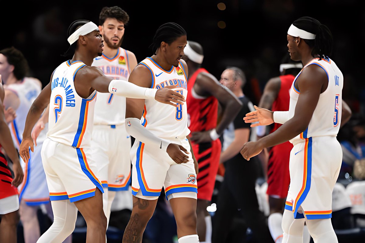 ThunderChats's tweet photo. GOOOOOOOODMORNING THUNDER FANS

IT IS SATURDAY

I PROBABLY STILL HAVE A MILD CONCUSSION

BUT TODAY IS THE DAY OF THE TOPIC: THUNDER FAN EVENT

FANS FROM ACROSS THE NATION GATHER IN OKC TO MEETUP AND INDULGE IN THUNDER BASKETBALL

AND TONIGHT 

WE GET TO SEE SHAI DOMINATE BOTH SIDES OF THE FLOOR

WE GET TO SEE CHET SHOW PAOLO THAT HES THE BEST PLAYER IN THE 22 CLASS

WE GET TO SEE DUB SHOW PAOLO THAT HES THE SECOND BEST PLAYER IN THE CLASS

WE GET TO SEE DORT AND CASON LOCK UP AND LOCK DOWN

WE GET TO SEE JOE AND WIGGS ANCHOR THE BENCH MOB

WE GET TO SEE THE THUNDER STAKE CLAIM ONCE AGAIN TO THE ONE SEED IN THE WEST

WE GET TO SEE IT LIIIIIIIVE

SO SOMEONE ANYONE 

PLEASE TELL ME

WHAT FREAKING DAY IS ITTTTTTT

#ThunderUp