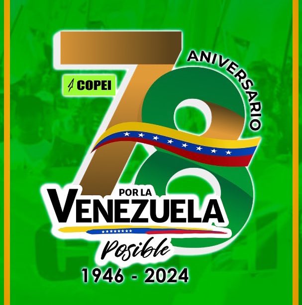 Mis felicitaciones a toda la dirigencia y militancia de <a href="/PartidoCOPEI_/">COPEI LEGÍTIMO ODCA</a> por su 78 aniversario.

Sigamos trabajando unidos para fortalecer la democracia 🇻🇪

#UnidosLoLograremos