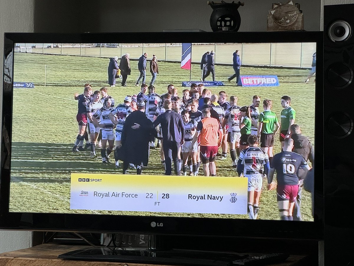 Congratulations <a href="/RoyalNavy/">Royal Navy</a> - great second half comeback at RAFC Cranwell! #gonavy #ChallengeCupRugby #RugbyLeague