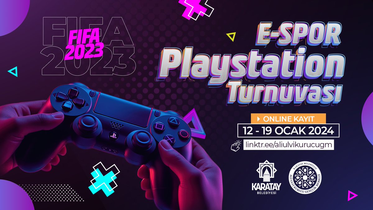 AliUlviKurucuGm's tweet photo. Playstation Turnuvası başlıyor 🥳🎮
Haydi sen de başvur, bu eşsiz turnuvayı kaçırma 😊 https://t.co/SVzw3Ny6T5