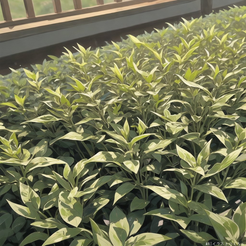 AtCoder8's tweet image. 🌱を茶研究所紹介🌱
1枚目: 茶畑
2枚目: 室内栽培
3, 4枚目: 研究室
#を茶研究所 
#AIイラストつくろっ