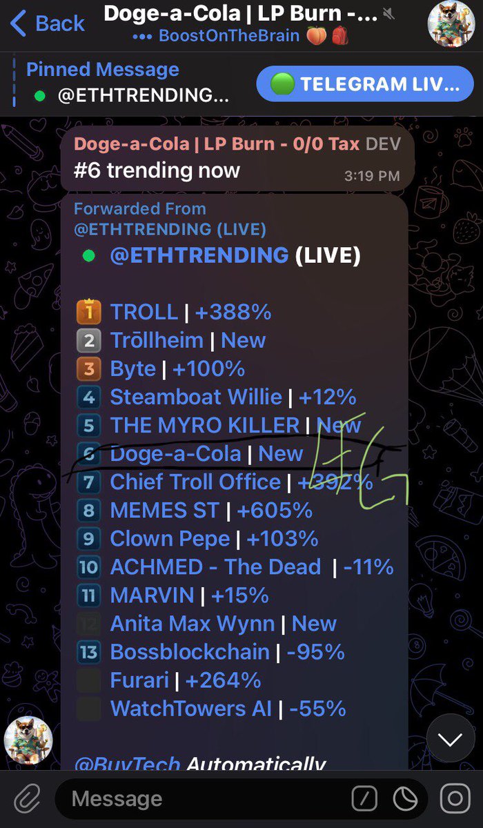 Aperskater♟ (@aperskater_eth) on Twitter photo <a href="/100xAltcoinGems/">100x Altcoin Gems</a> @dogeacoke Guy’s we Are on Fire 🔥🔥🔥🔥🔥🔥🔥🔥🔥🔥 Don’t Miss Out On Having One Of This #Hold #DogeCoin #ETH TAX:0/0%
Ca:0x69a77bc5bf8b6bab9b4774c993e3d39fddaa39f3
🔝🔝🔝🟢✅
Go Get Your Bags 💰💰💰💰
doge.acola.online <a href="/100xAltcoinGems/">100x Altcoin Gems</a> @dogeacoke Guy’s we Are on Fire 🔥🔥🔥🔥🔥🔥🔥🔥🔥🔥 Don’t Miss Out On Having One Of This #Hold #DogeCoin #ETH TAX:0/0%
Ca:0x69a77bc5bf8b6bab9b4774c993e3d39fddaa39f3
🔝🔝🔝🟢✅
Go Get Your Bags 💰💰💰💰
doge.acola.online