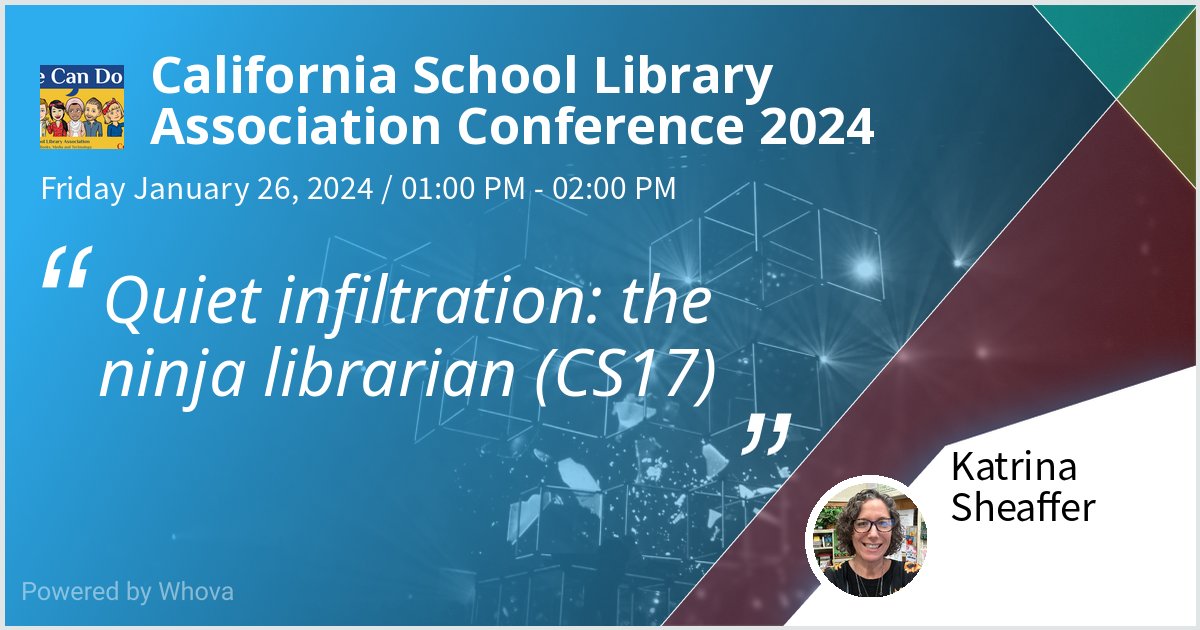 Excited for my first ever CSLA presentation! Hoping to inspire and share. ❤️📚