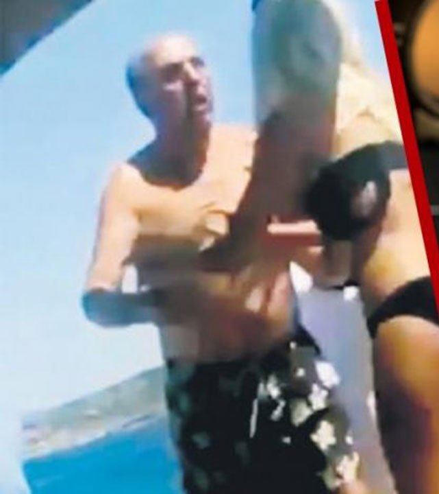 gaffarmudur's tweet photo. AKP Muğla B.B adayı Aydın Ayaydın'ın plajda  küçük bir turist çocuğun üzerine su sıçratması üzerine keyfi bozulunca cocuğun annesini dövmeye kalkıyor. Alın size sevgi ve hoşgörü. Tam Turizm şehrine yakışacak bir başkan! Sevgili Muğla'lılar Turizm şehrine böyle bir zorba mı lazım? https://t.co/0T9cjBaLhd