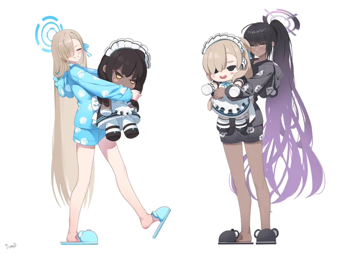 #ブルアカ アスナ カリン 