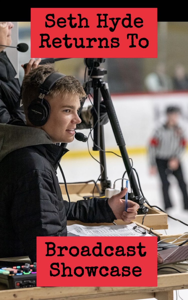 dchockeyschool's tweet image. Seth Hyde returns to broadcast the U15, U16, U18 Showcase AA/AAA. A young talent that will make it to the big leagues in time. #letsgooooo