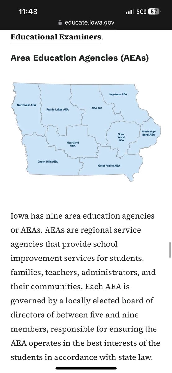 kschlomer's tweet photo. Her own DE website still says Iowa AEAs among best regional providers in nation. Does not match her narrative of manufactured lies. #ialegis https://t.co/2AjmPWGivv https://t.co/tOgcuFQKtz