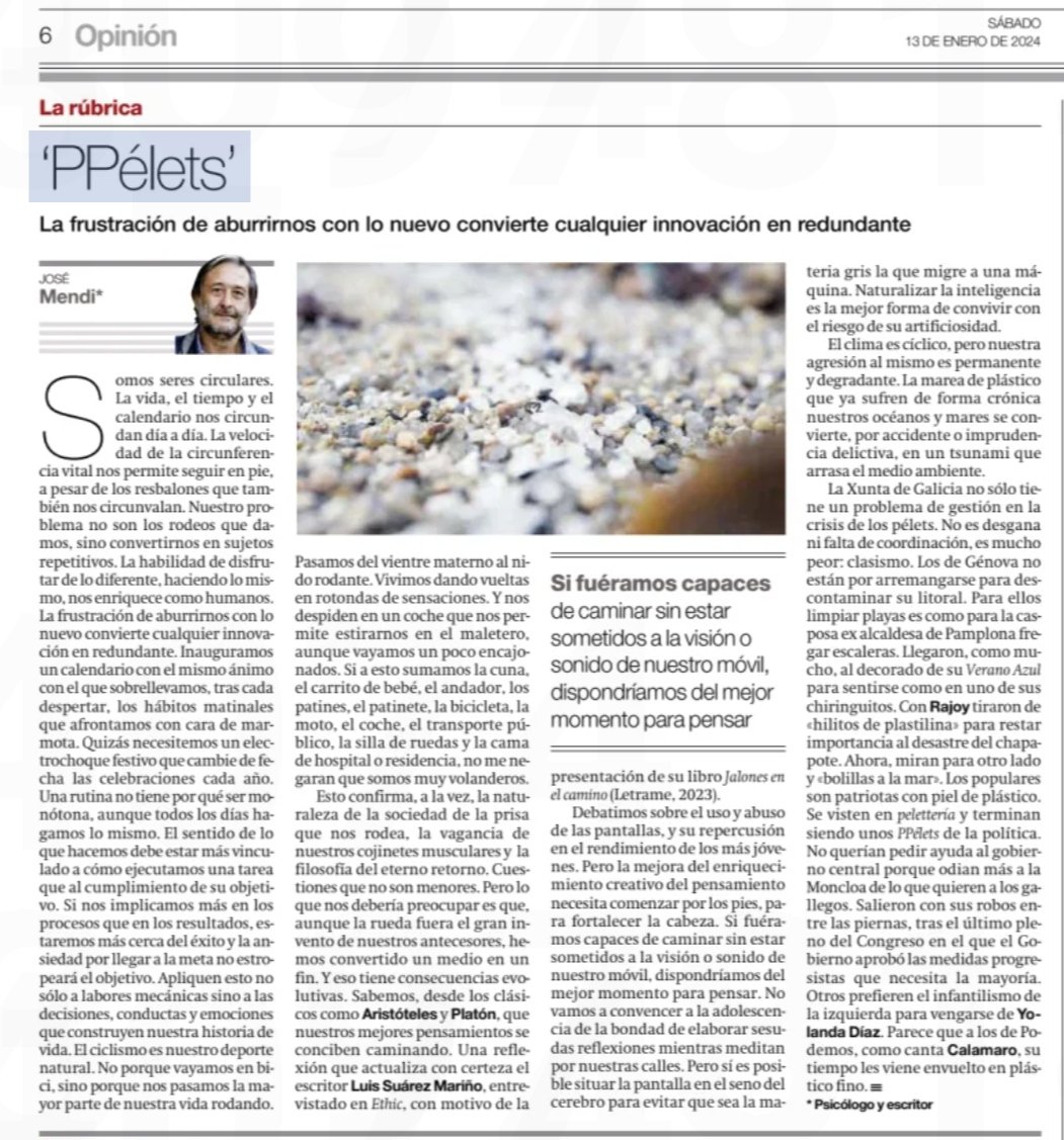 Hoy, "PPélets". Mi artículo en <a href="/periodicoaragon/">El Periódico de Aragón</a> <a href="/aagustin192/">Antonio Aranda</a> <a href="/fsabes/">Fernando Sabés</a> <a href="/marceliglcua/">Marcel Iglesias Cuartero</a> <a href="/e_bayona/">E. Bayona</a> <a href="/fesmcugtaragon/">FeSMC-UGT Aragón 🔻</a> <a href="/MHUEL_/">mhuelaicismo</a>
<a href="/IAyalaSender/">Inés Ayala Sender</a> <a href="/inigoaduriz/">Iñigo Aduriz</a> <a href="/carlos_cuerpo/">Carlos Cuerpo</a> <a href="/DianaMorantR/">Diana Morant</a> <a href="/juanlobato_es/">Juan Lobato</a> <a href="/SimancasRafael/">Rafael Simancas</a> <a href="/kanciller/">Pablo Simón</a> <a href="/JuanDiegoBotto/">Juan Diego Botto</a> <a href="/UnaiSordo/">Unai Sordo</a> <a href="/jesusmarana/">Jesús Maraña</a>
elperiodicodearagon.com/opinion/2024/0…
