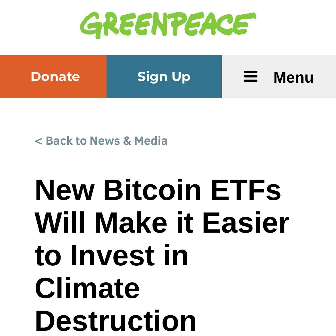 bip_show's tweet photo. Continua la campagna di disinformazione di @Greenpeace_ITA: gli ETF Bitcoin consentono di investire nella distruzione climatica.
Se solo gli ambientalisti avessero la laicità per approfondire il ruolo chiave di Bitcoin nella transizione energetica…
Un’occasione sprecata. https://t.co/IuWQe13bMs