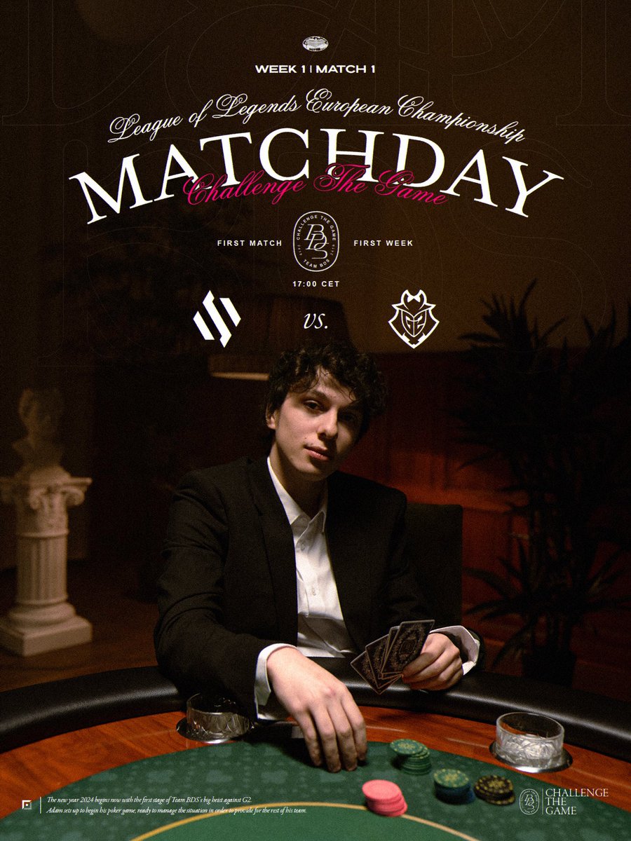 ShiftersGG's tweet photo. We are the first match of this year, let's showcase the best level of the LEC to kick off 2024 !

🆚 @G2esports 
⏰ 17:00 
📺 https://t.co/qUNb6okl4v

#BDSPOWER | #LEC https://t.co/KjulIuZJe8