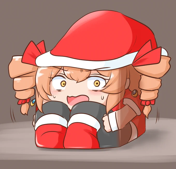 Skebご依頼で描きました サンタ女苑ちゃんのソフトな箱化 ん????????? 