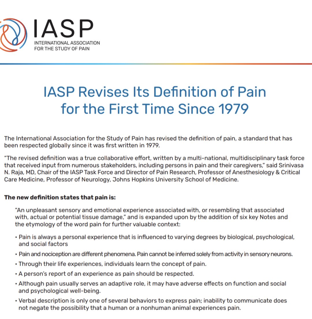 Clark_Bilbrey's tweet photo. @novicephysio @PainSci I don't think we will agree because it seems we disagree fundamentally on what pain is. https://t.co/482e3Uelrq