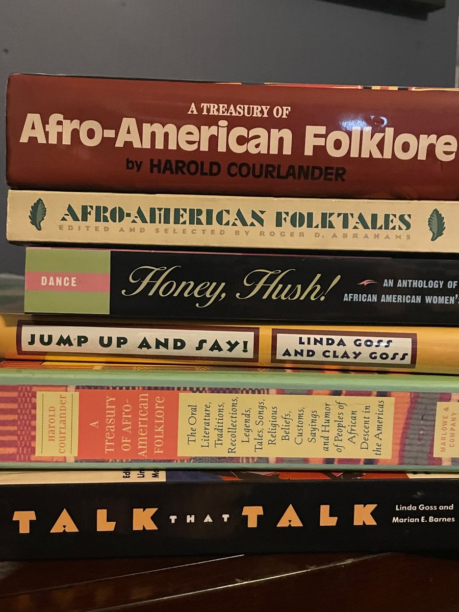 Some of the goodness guiding today’s session, where we’ll do some storytelling with classic folktales, thinking about current and futuristic remixes of Anansi and nem, and considering how folklore operates now and not just in the past: