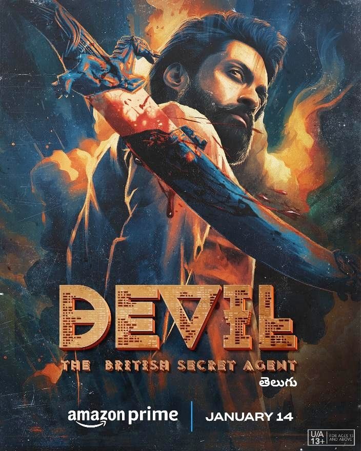 #DevilMovie January 14th on  @PrimeVideoIN

#DevilOnPrime #Devil
@NANDAMURIKALYAN @iamsamyuktha_ #AbhishekNama
@vasupotini @soundar16 @SrikanthVissa @rameemusic @mohitrawlyani @AbhishekPicture