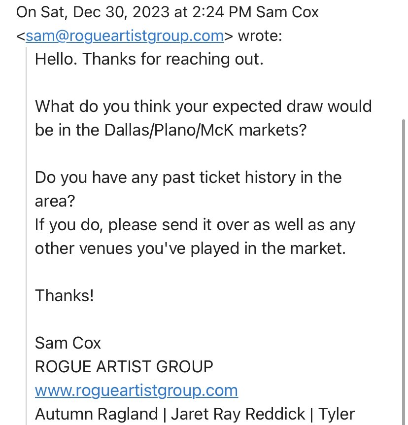 IMG_Podcast's tweet photo. “How to not get yourself booked 101” https://t.co/qvTGnG3kjv