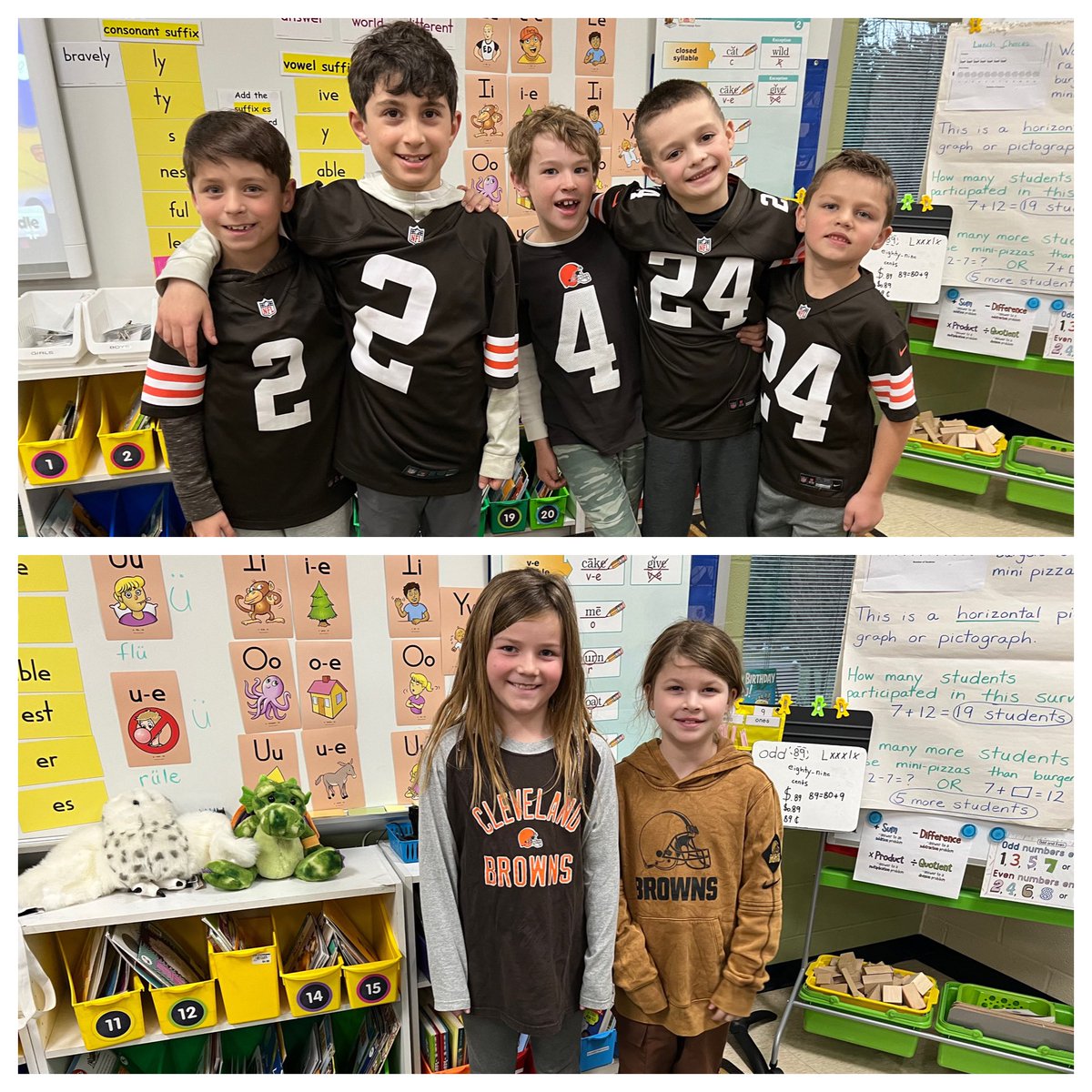 RoseSmoral's tweet photo. Showing our Cleveland Browns spirit! Let's go Browns!🏈 https://t.co/8zT6ePS1ch