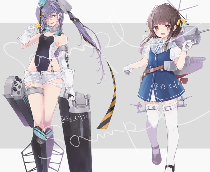 【 ワンフェス2024冬】『松阪屋模型店』様()の 新作『scamp 』『鵜来』のパッケージイラストを描かせていただきました。 今回もポル様による造形が素晴らしいです!よろしくお願いいたしします。 #WF2024W #艦これ
