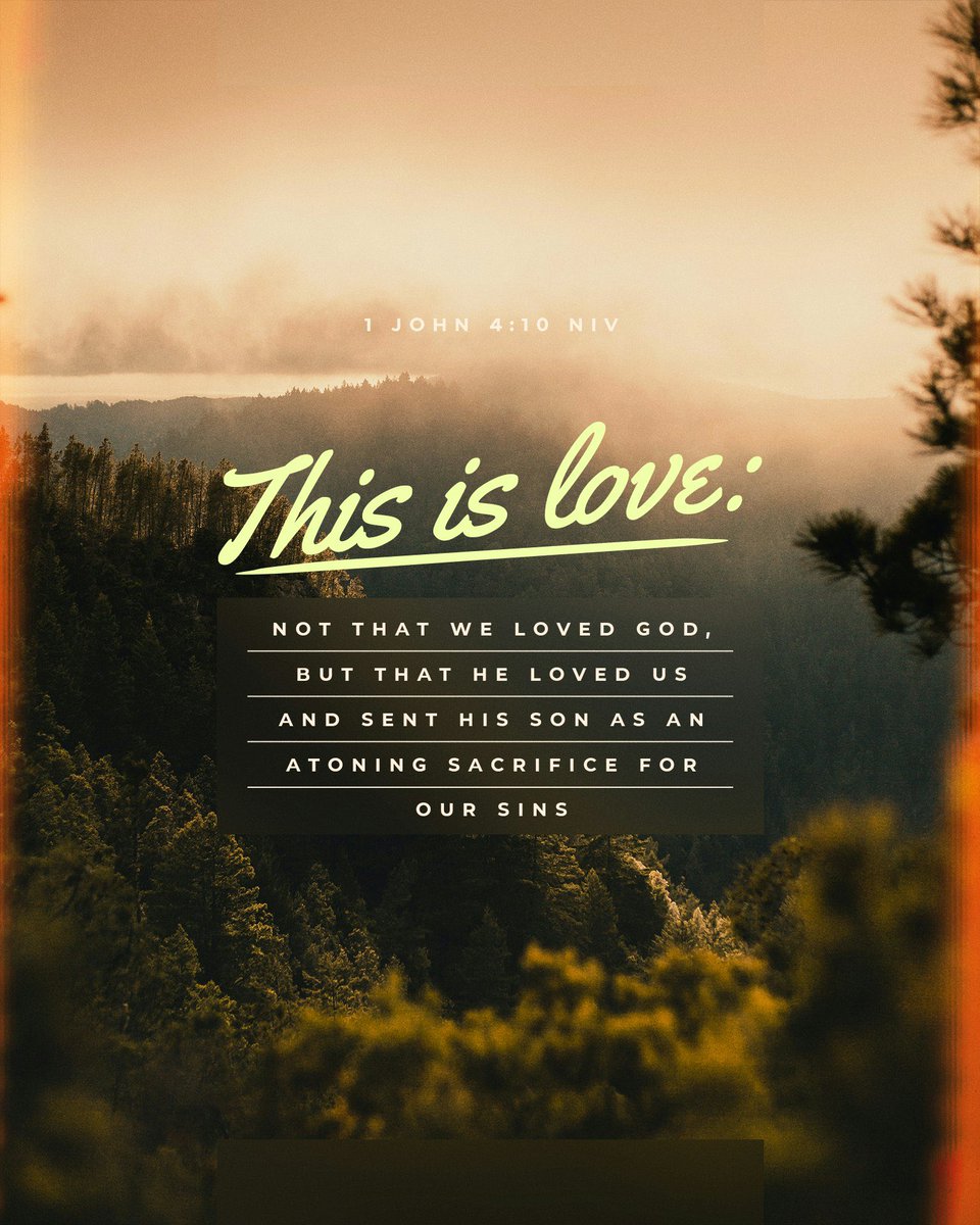 kingofkingstx's tweet photo. This is love, 
seen from God’s work,
and not our own work. https://t.co/rWSvYWBFSx