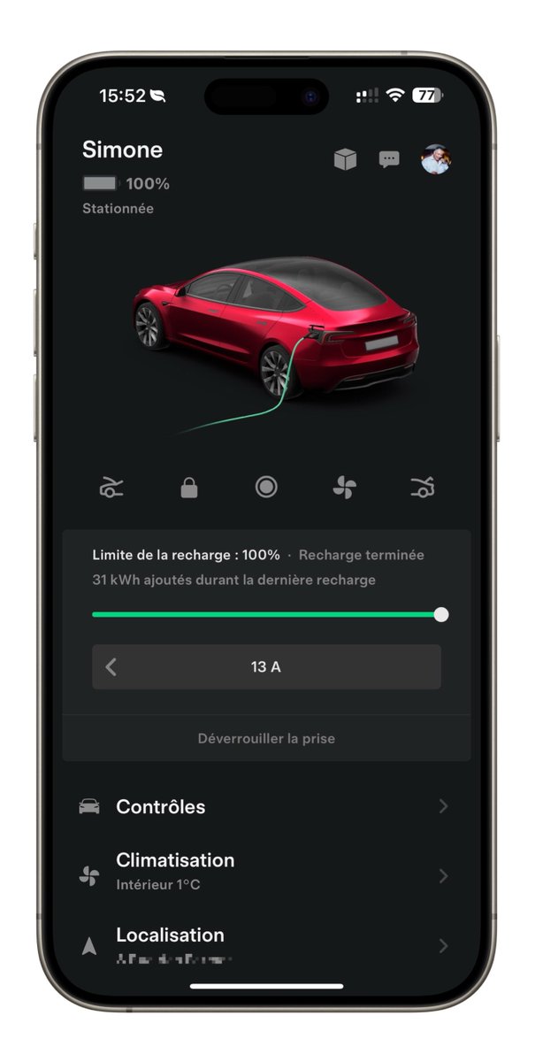 sergelotz's tweet photo. La vache ! Hier j’ai lancé une #charge sur prise #chuko de 50% de ma batterie. 🪫 ça me totalise 31 Kwh. Logique sur une prop… mais quand je regarde les données sur ma prise connectée, elle me dis avoir délivrée 40 Kwh !! 9 Kwh de perte… ça me semble beaucoup non ? 😳🤨 #Tesla @Tesla
