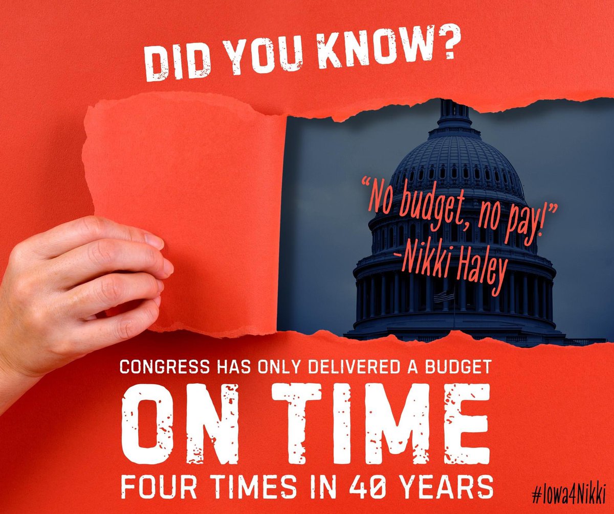 Iowa4Nikki's tweet photo. It's time Congress does their job! 👏👏👏

#iowa4nikki #iowa #nikkihaley https://t.co/TrTeZblC5e