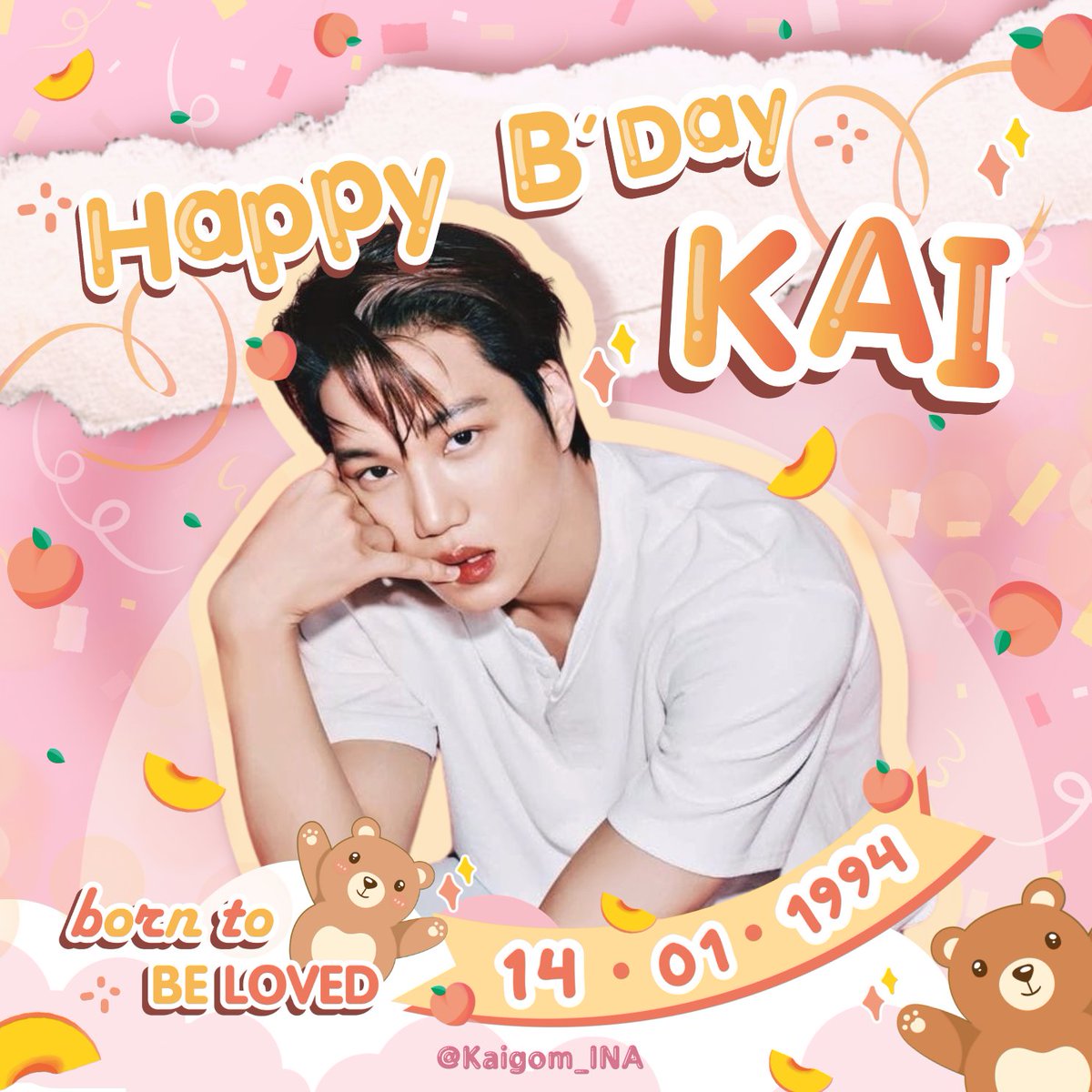Kaigom_INA's tweet photo. Wishing a Happy Birthday to the most talented and incredible love,Kim Jongin
May your day be filled with love and laughter, and may all your dreams come true
Be healthy be happy

#갓카이탄일
#종인이로_온세상이_가득한하루
#Hello30thKAI
#MrKaiHBD https://t.co/ZK9AgzOuJC