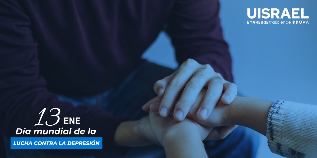 Descubre más sobre la importancia de la salud mental en el #DíaMundialDeLaLuchaContraLaDepresión. 

¡En la UISRAEL, nuestra carrera de Psicología prepara profesionales que hacen el cambio en este crucial ámbito! 🎓💙 

#UISRAEL #PsicologíaUISRAEL #ConcienciaMental