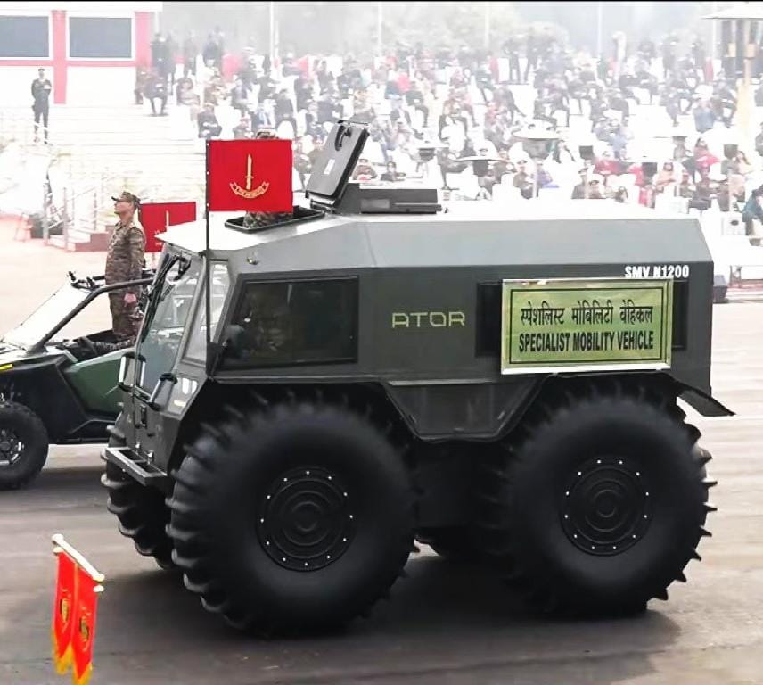 #IndianArmy Specialist Mobility Vehicle (Sherp N 1200)