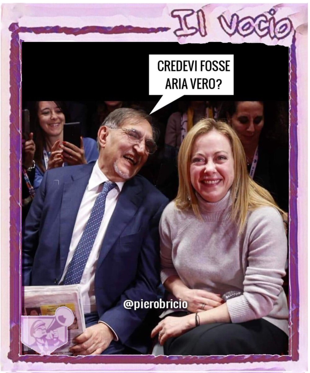ilvocio's tweet photo. Pietro Ingargiola @pierobricio #13gennaio #ilvocio #conferenza #corsa #bagno #merda #sciolta #Meloni #LaRussa https://t.co/na4cCaKdzv