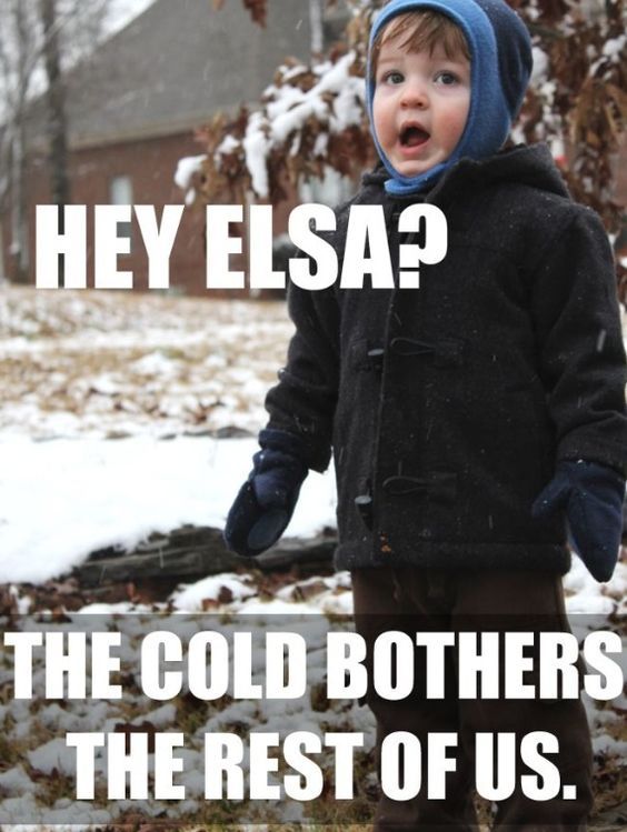 KRGInc's tweet photo. Walking to your car thus morning has us like.

#ToCold #winterstorm #Frozen3 https://t.co/kxMYPbRocf