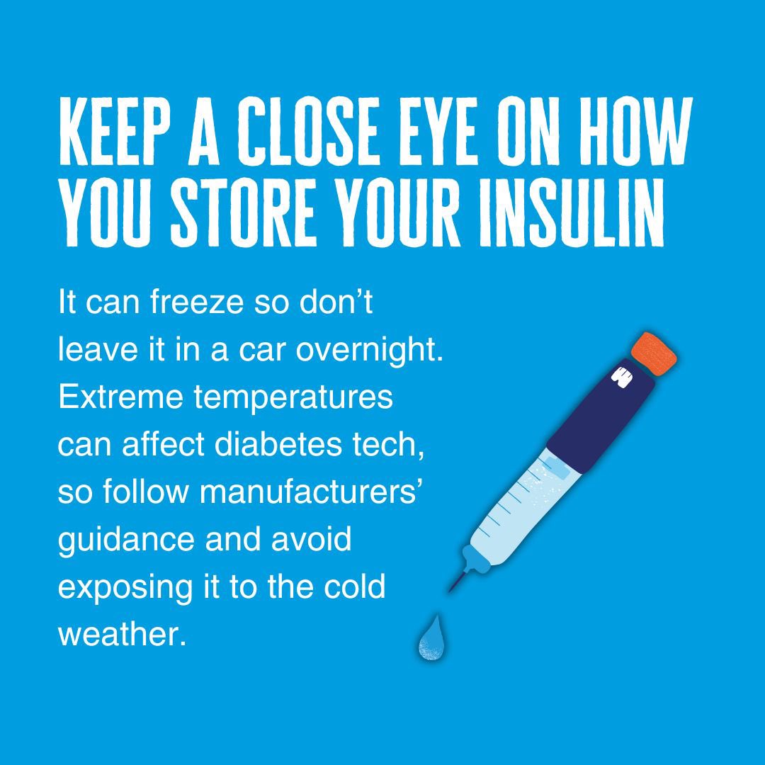 DiabetesUKMidsE's tweet photo. ❄️ Temperatures are expected to drop next week across our regions so here are some tips to help you manage your diabetes in the cold weather. 

Find more information here 👇 
https://t.co/K8towFfvin https://t.co/DUIwnhK3Ic
