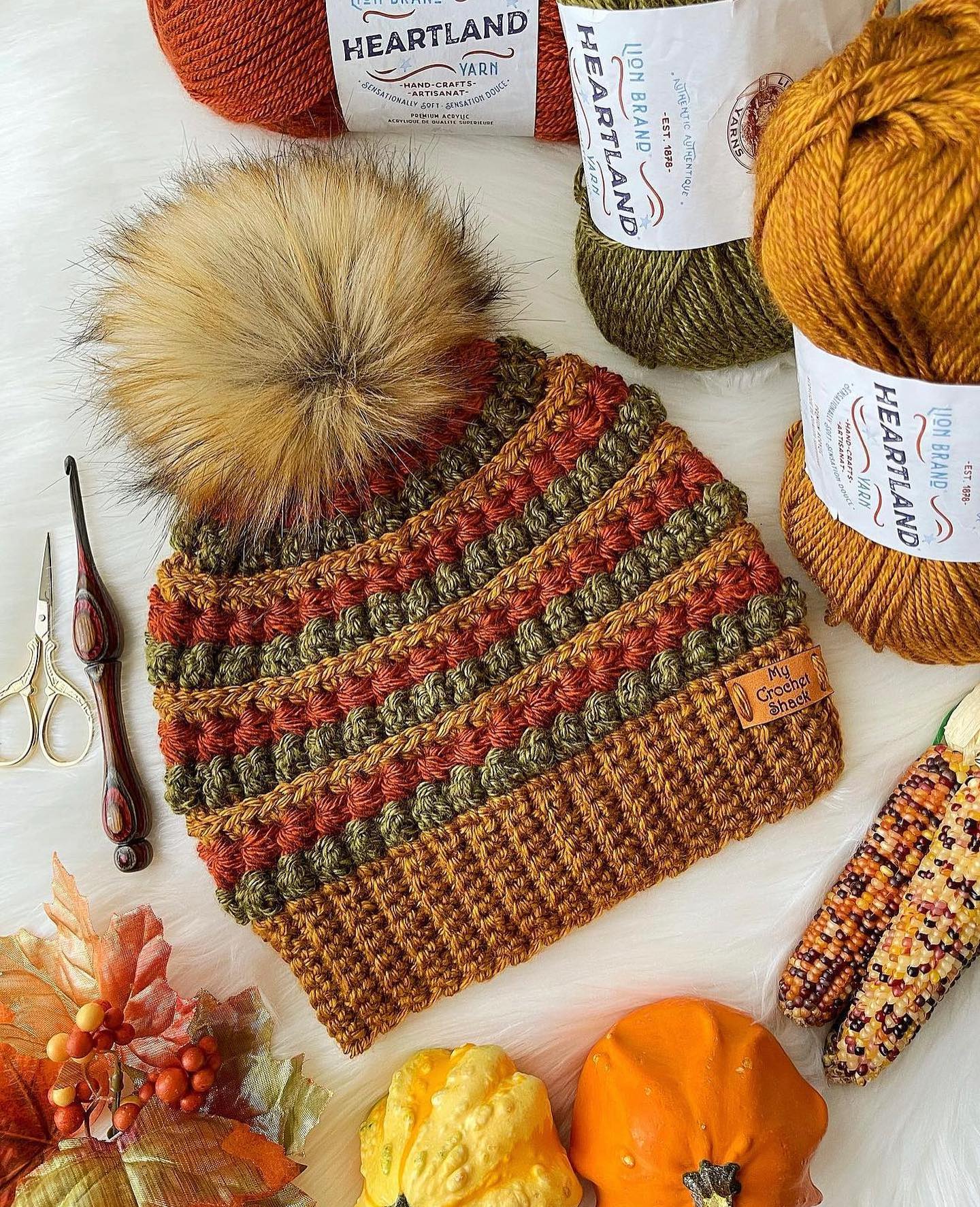 Fall Patterns From Lion Brand Yarns - Handy Little Me