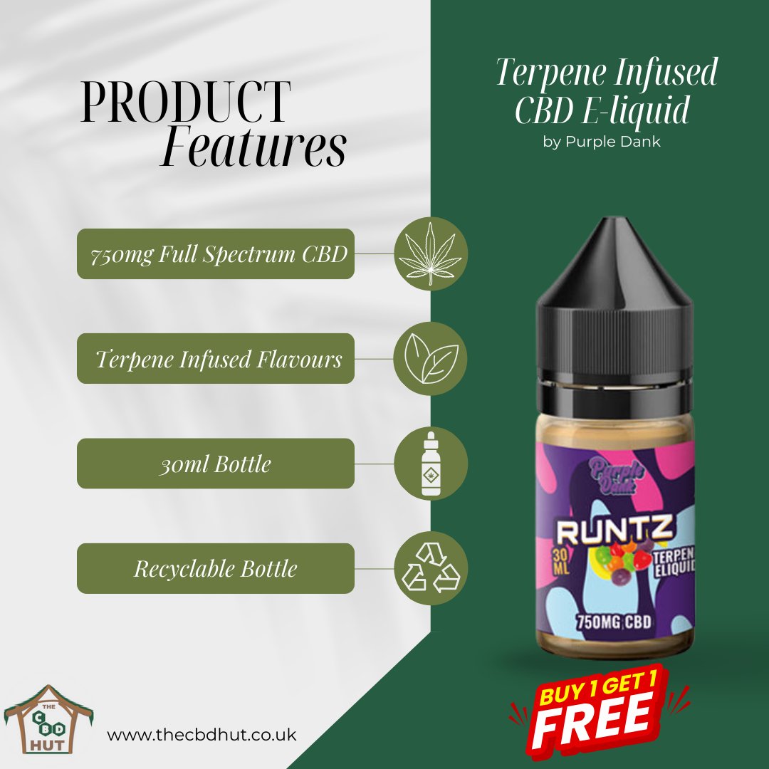the_cbd_hut_'s tweet photo. BOGOF‼️ Ignite your senses with Purple Dank! 🚀 Elevate your vaping experience with Terpene-Infused full-spectrum CBD E-liquid, starting at just £11.99. 🌬️💜 Unleash the flavour, embrace the calm at The CBD Hut! ✨ #PurpleDankCBD #VapeElevated #CBDFlavour #CaliStrains #Canabidiol https://t.co/LagzFT09wk