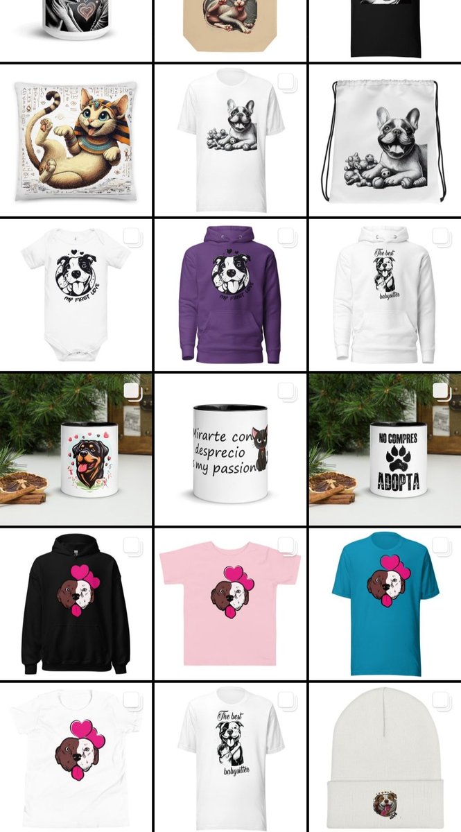 MerchSolidario's tweet image. Algunos de nuestros diseños! 😋🐶🐱