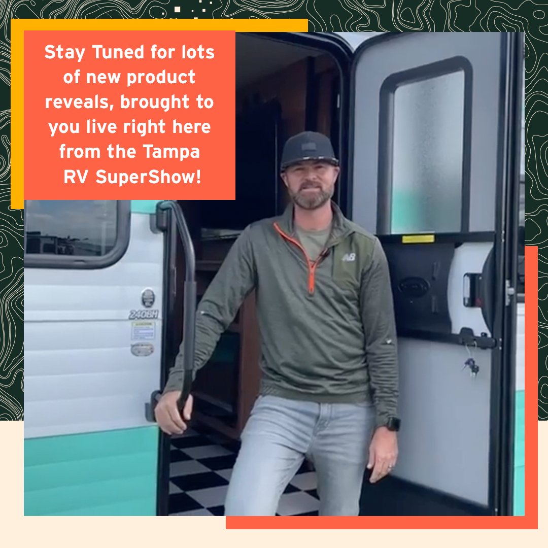 Mike Caudill will be going live on Facebook at the Tampa RV SuperShow on Tuesday and Wednesday! 🌴 Kick off the 2024 RV show season with us and see what new units are hitting the market this year! 🚐 #GORVING #TampaRVSuperShow