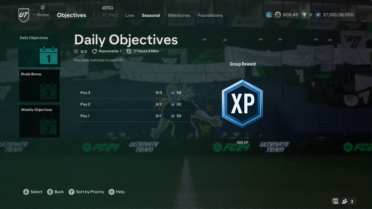 fifa_lime's tweet photo. 🚨 How to get 3.750 XP + a bunch of packs in only 48 minutes 💨 

You can complete 4 OBJ at once in only 6 squad battles games 👇

1. Boga Storyline - 2.000 total XP 

🔹️6 goals using Ligue 1 players

🔹️3 finesse goals 

🔹️4 assists using players with min. 80 PAC

🔹️win 5 matches with min. 3 Ligue 1 players in your first XI

2. FC Versus Daily Play - 500 XP
🔹️play 3 matches 

3. Daily Objectives - 250 XP
🔹️play 3 matches

👇 HERE'S THE TEAMS TO USE 👇

4. Weekly Themed Team Pursuit - 1.000 total XP 

🔷️ Match 1 - score 3 finesse goals + 4 assists using players with min. 80 PAC (for Boga OBJ)

x4 Prem 1
x3 Ligue 1 - score 6 goals for Boga OBJ (1/5 win Boga)
x3 ROSHN Saudi
x1 EVO/any player

🔷️ Match 2 
x4 Ligue 1 (2/5 win Boga)
x4 Bundesliga 
x3 MLS

🔷️ Match 3
x3 Eredivisie 
x3 Super Lig
x3 Liga Portugal
x2 Liga F

🔷️ Match 4
x2 NSWL
x2 Barclays WSL
x2 Google Pixel
x2 D1 Arkema
x3 Ligue 1 (3/5 win Boga)

🔷️ Match 5
x4 LaLiga
x3 Ligue 1 (4/5 win Boga)
x3 Serie A
x1 EVO/any player

🔷️ Match 6
x3 Ligue 1 (5/5 win Boga ✅️)
x4 EVO (do "Patrick Who?" EVO for fodders if you dont have other EVOs)
X4 any players

Let's grind for TOTY!! 💙🚀