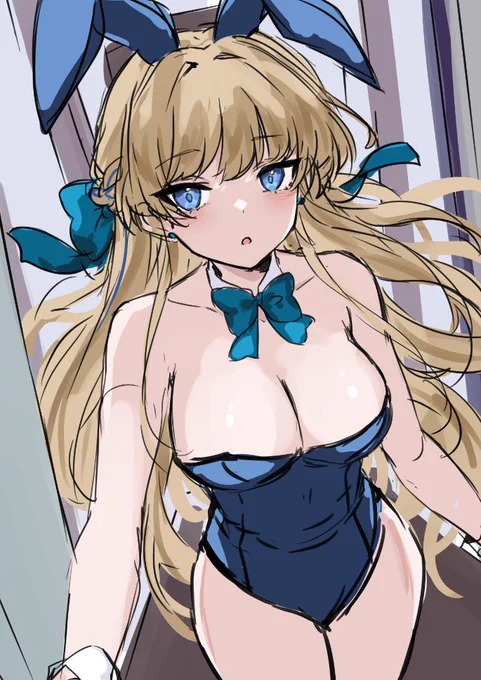 Asuma Toki bunny suit ver #ブルアカ #BlueArchive 
