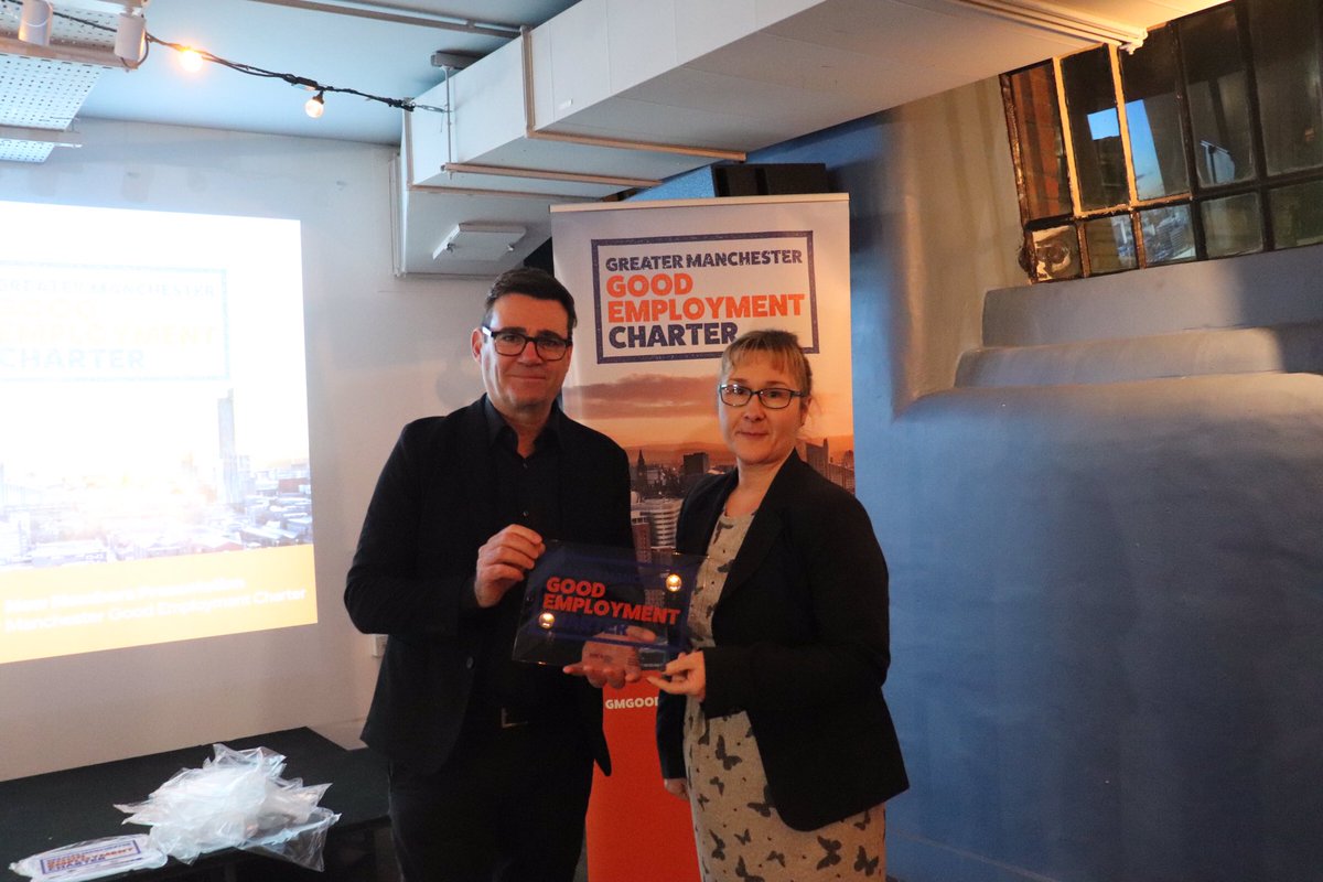 thomassonschool's tweet photo. We are very proud to announce that we have been awarded GMCA Good Employment Charter #firstschool @MayorofGM 👊👏 https://t.co/iGxvuSGC9k