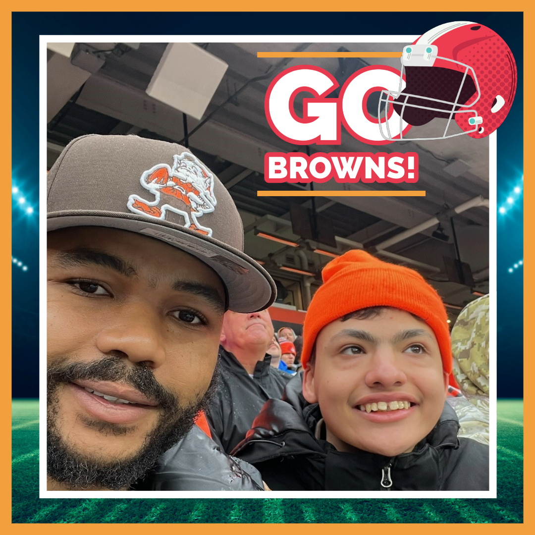 WeLoveRoseMary's tweet photo. Wishing all of our Cleveland Browns fans, Happy Playoffs! Here we go Brownies, here we
go! #NFLpl  #Cleveland  #GoBrowns  #NeverGiveUp https://t.co/wVknW5fsh4