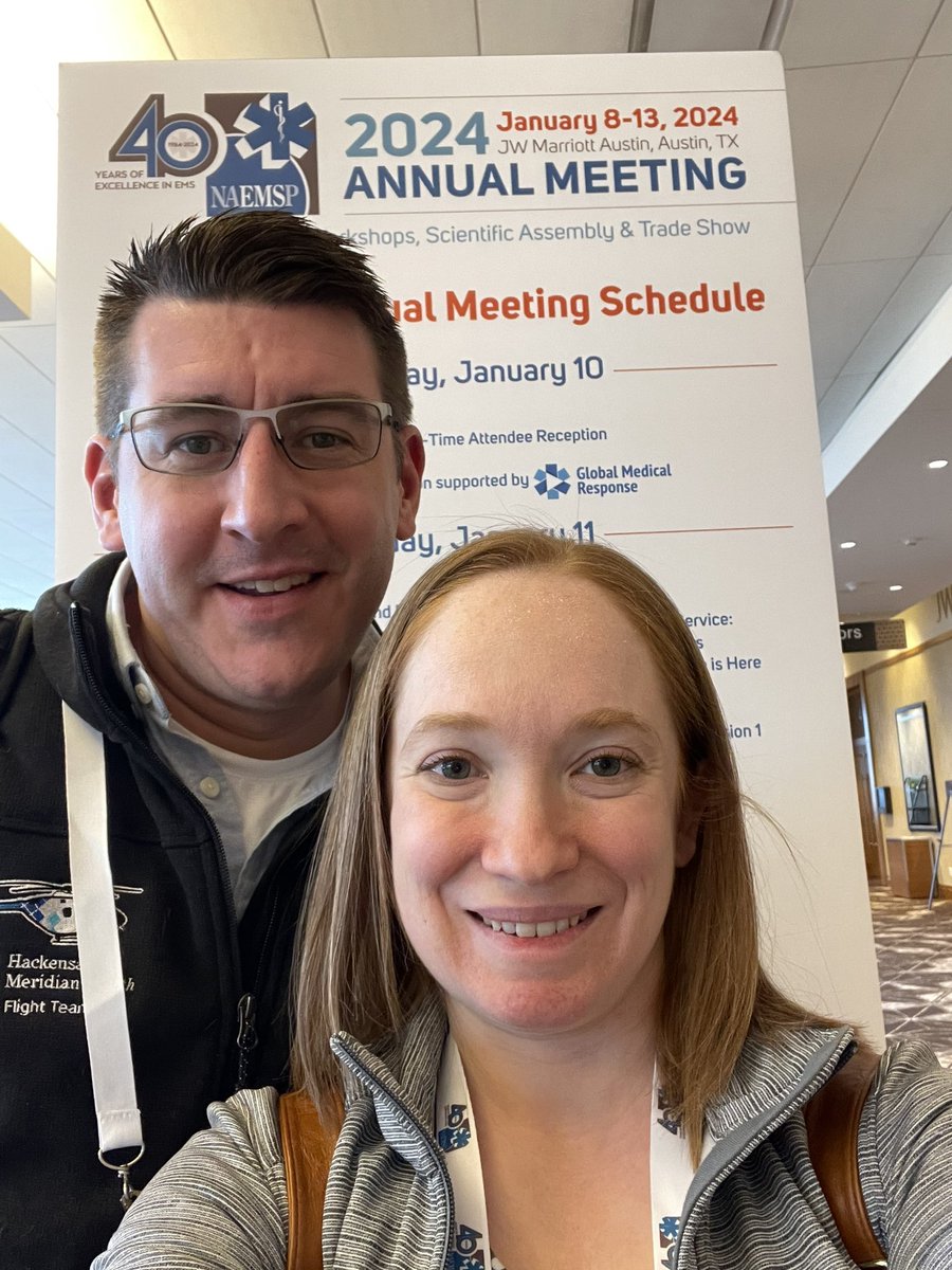 Bittersweet to see this conference end- my favorite of the year! A great time spent with our EMS extended family ❤️🚑 #NAEMSP2024