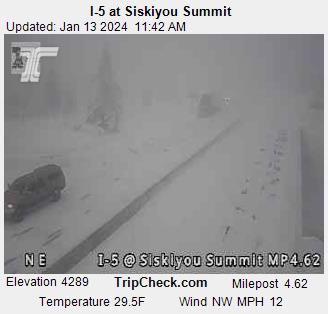 OregonDOT's tweet image. #SWOregon: I-5 SB at intersection with OR 99, Pacific Highway, MP 11-0. Winter conditions occurring. Prepare to slow/expect delays. Chain checkpoint in place: #ChainsRequired on all vehicles excluding FWD &amp;amp; AWD vehicles unless towing. TripCheck.com for updates.
