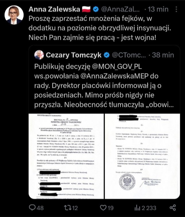 @MJarosinski @MON_GOV_PL Wiadomo, że nie pisiorów 😄 Dzbanica @AnnaZalewskaMEP wylatuje 🥳💥💯. Jazda z rozkładem, parszywi kłamcy 🐖🐖🐖 #wasjuzniema