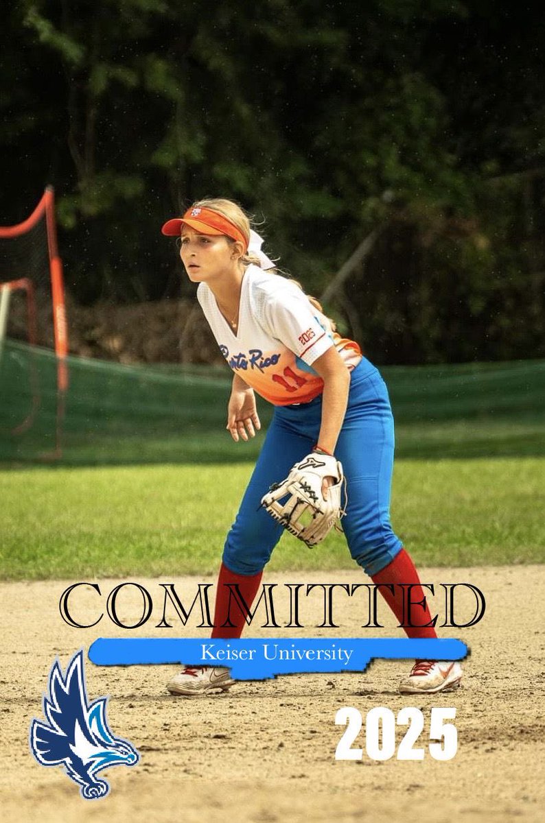 AlexalysTorres's tweet photo. 💙🤍!! #COMMITTED @Keiser_Softball @verotathletics https://t.co/l1JR60Uw3c