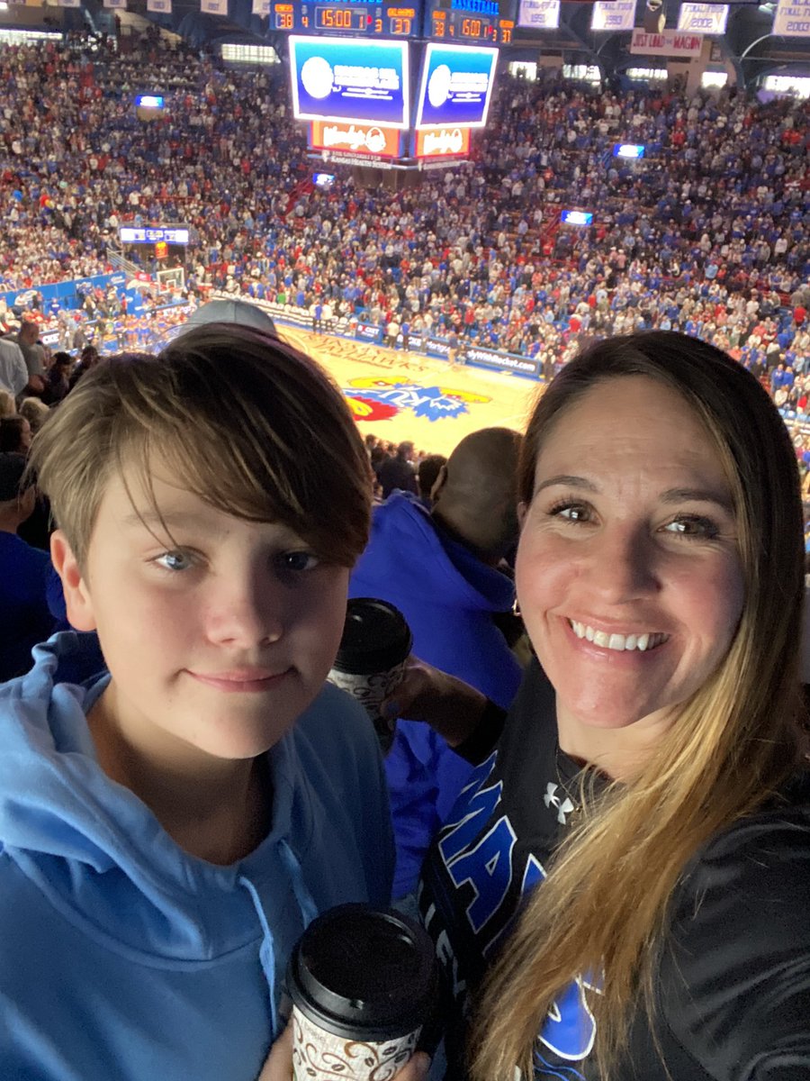 Molly Haggerty (@malamere) on Twitter photo Rock Chalk ❤️💙 brrrr but it’s hot 🥵 in here 🙌🏼🙌🏼 <a href="/KUHoops/">Kansas Men’s Basketball</a> #kufanpix #kufanpics Rock Chalk ❤️💙 brrrr but it’s hot 🥵 in here 🙌🏼🙌🏼 <a href="/KUHoops/">Kansas Men’s Basketball</a> #kufanpix #kufanpics