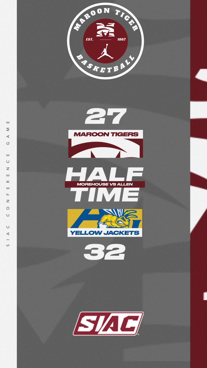 MorehouseMBB's tweet photo. At the half from the 𝐀 in Forbes. 

#TheHouse | #BeatAllen https://t.co/kmILlSMn1q