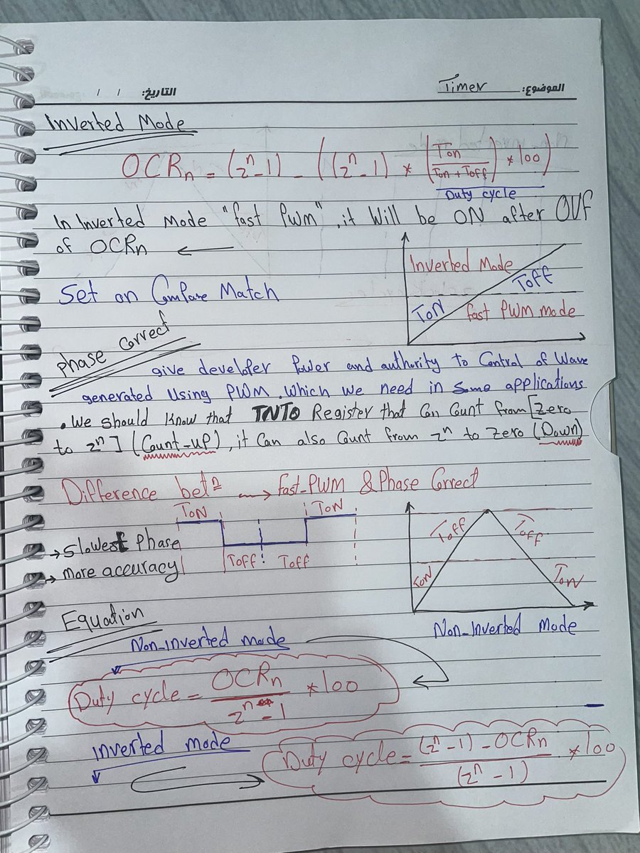 kirellos_emad's tweet photo. Embedded Daily Revision ❤️
Timer , Inverted and Non-inverted mode
Next Revision. Will be Interrupt 💪🏼
#embedded_world https://t.co/AeTuxrkwjd
