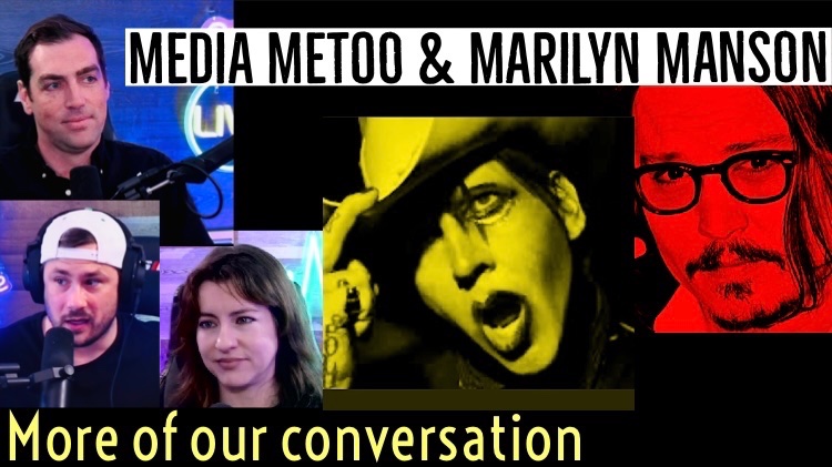 colonelkurtz99's tweet photo. Thanks to Timcastβs @ShaneCashman & @Brettdasovic for sitting down with me to talk about the Marilyn Manson saga, #MeToo media and more.
LINK: https://t.co/y6PT0UWHCs
#JusticeForMarilynManson #CelebrityLaw #CelebrityLegal #TrueCrime #ShaneCashman #ColonelKurtz #Timcast #JohnnyDepp #JusticeForJohnnyDepp #MarilynManson #MarilynManson2024