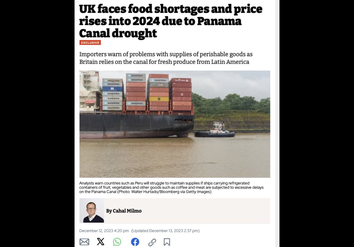 GreenRupertRead's tweet photo. Can we please get serious about resilience yet? About transformative adaptation? I.e. about things like: becoming food-sovereign.
Any other policy and practice at this moment in history is abject folly… https://t.co/1pw1tYJtFS