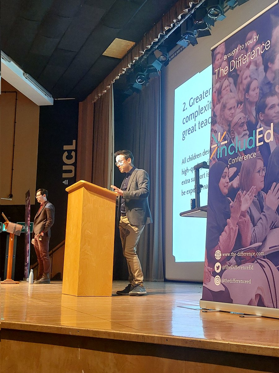 ben_taylor22's tweet photo. Fantastic time at #IncludEd24 run by @TheDifferenceEd. A privilege to introduce some wonderful speakers and chat to so many people determined to help those students that struggle in schools. 

Also, got to have some time with the amazing @davewhitaker246

Excited for the next one https://t.co/j75bDhVspd