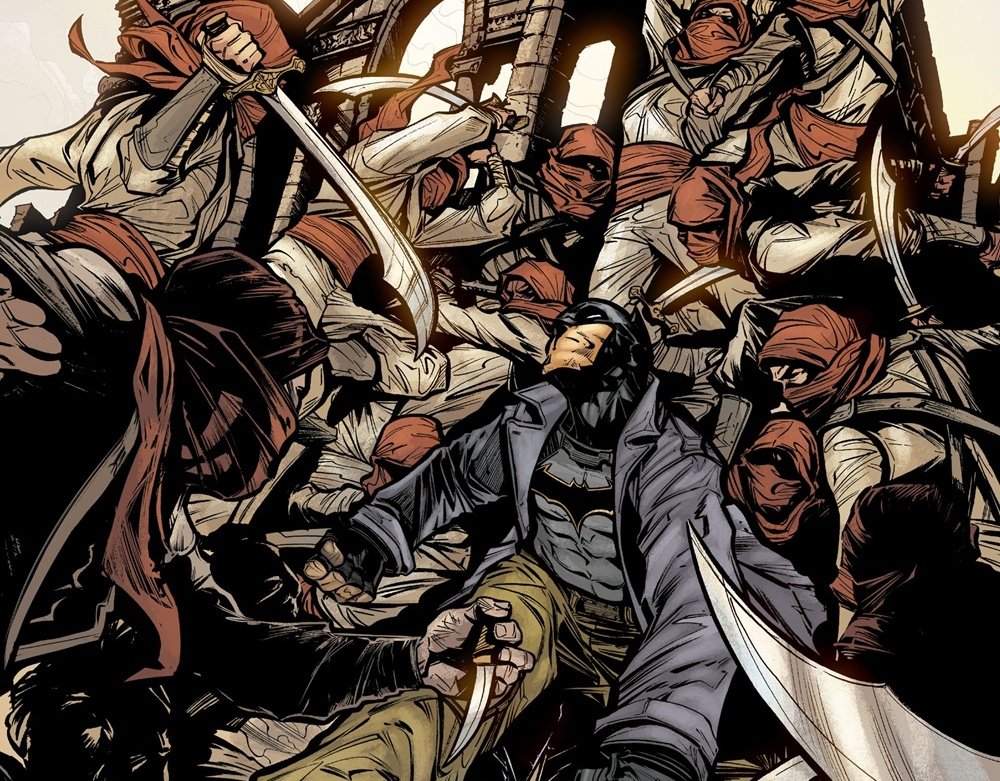 taliasghul's tweet photo. The orientalism and anti-arab racism in Tom King's Rules of Engagement (from Batman #33-35, 2017), a thread (1/?) https://t.co/GWsnC7OAKE